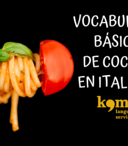 vocabulario de cocina italiana