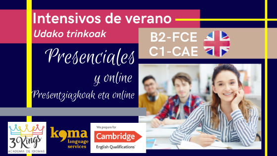 Cursos de Inglés preparación exámenes Combridge