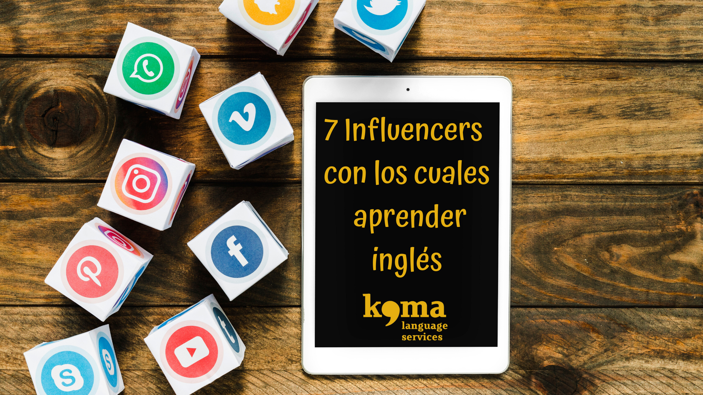 Aprender inglés con los influencers en internet