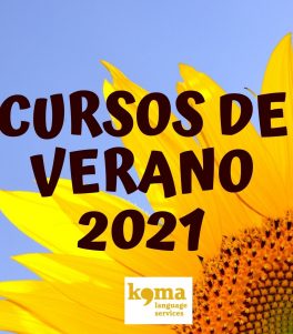 cursos de verano 2021 en Komalingua