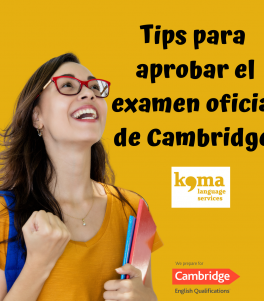 tips y consejos para aprobar el examen de Cambridge